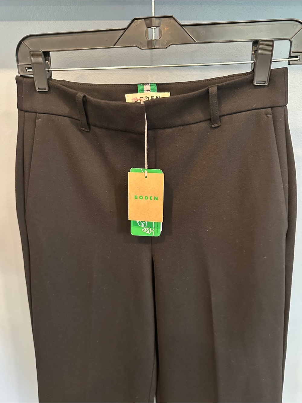 NWT Boden Belgravia Ponte Pants in Black Size 4 Long - Picture 6 of 9